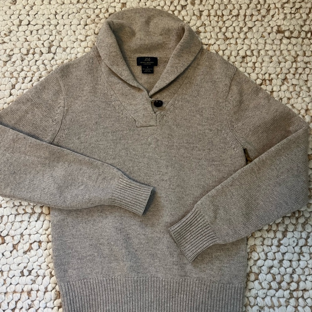 Brooks Brothers Shawl Collar Sweater
